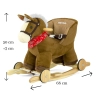 Milly Mally Koń na biegunach pluszowy Polly Dark Brown