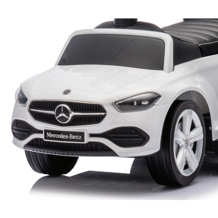 Milly Mally Pojazd z rączką MERCEDES C-Class Deluxe White