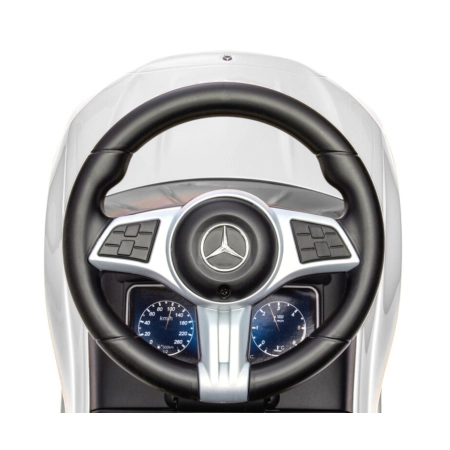 Milly Mally Pojazd z rączką MERCEDES C-Class Deluxe White