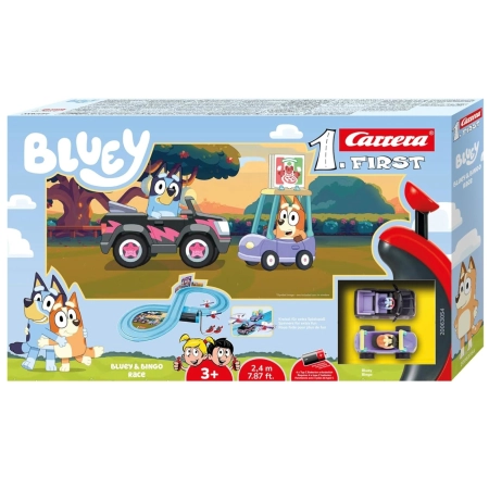 Carrera First 20063054 Bluey i Bingo Race 2,4m tor samochodowy