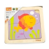 Viga 50144 Drewniane Puzzle na podkładce - rybka