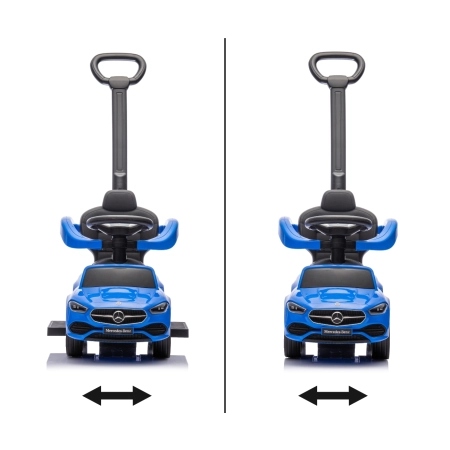 Milly Mally Pojazd z rączką MERCEDES C-Class Deluxe Blue