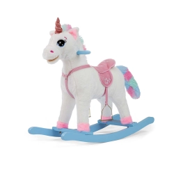 Milly Mally Koń na biegunach pluszowy Łatek Unicorn