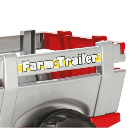 Rolly Toys 811397 Traktor Rolly Junior RT z przyczepą i łyżka Czerwony