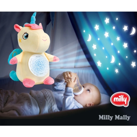 Milly Mally Zabawka pluszowa z Projektorem Milly Unicorn