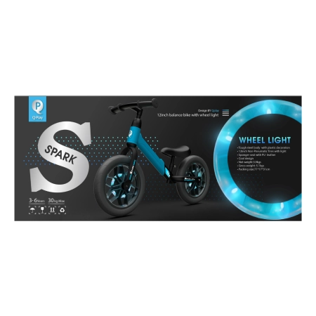 Qplay Rowerek Biegowy Spark Blue