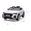 Milly Mally Pojazd na akumulator Audi E-Tron Sportback White