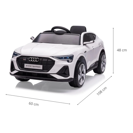 Milly Mally Pojazd na akumulator Audi E-Tron Sportback White