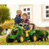 Rolly Toys 122165 Przyczepa Rolly Halfpipe półwywrotka John Deere 2-osie
