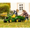Rolly Toys 122165 Przyczepa Rolly Halfpipe półwywrotka John Deere 2-osie