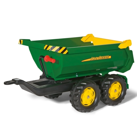 Rolly Toys 122165 Przyczepa Rolly Halfpipe półwywrotka John Deere 2-osie