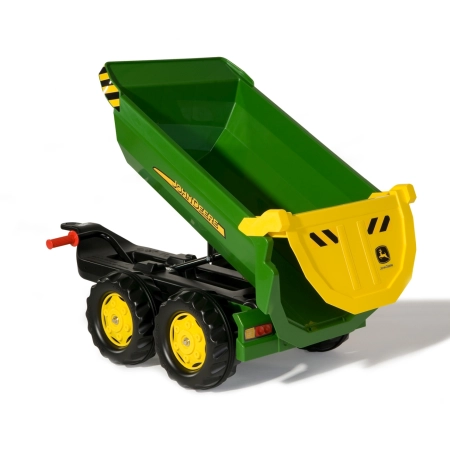 Rolly Toys 122165 Przyczepa Rolly Halfpipe półwywrotka John Deere 2-osie