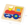 Viga 44783 Drewniane puzzle – lokomotywa