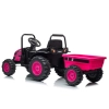 Milly Mally Pojazd na akumulator Traktor z przyczepą Farmer Pink