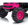 Milly Mally Pojazd na akumulator Traktor z przyczepą Farmer Pink