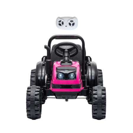 Milly Mally Pojazd na akumulator Traktor z przyczepą Farmer Pink