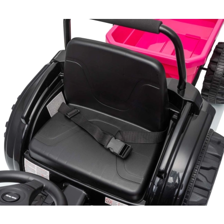 Milly Mally Pojazd na akumulator Traktor z przyczepą Farmer Pink