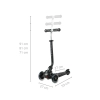 Qplay Hulajnoga Sema Pro 3w1 Black