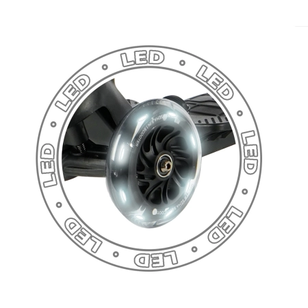 Qplay Hulajnoga Sema Pro 3w1 Black