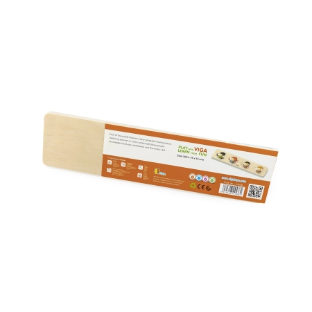 Viga 44536 Drewniana Pierwsze puzzle z uchwytami - kolory skóry