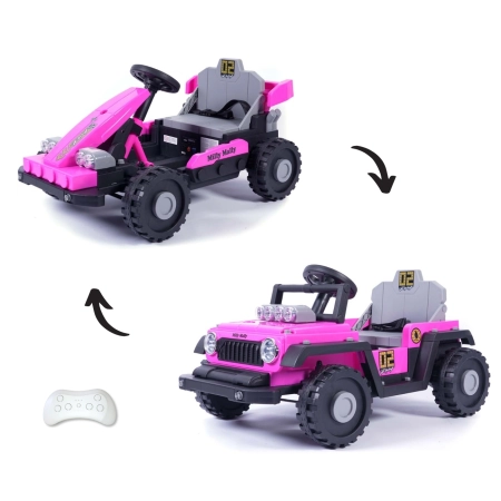 Milly Mally Pojazd na akumulator Prime 2w1 Pink