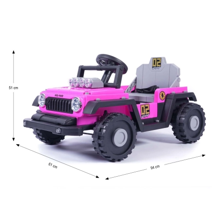 Milly Mally Pojazd na akumulator Prime 2w1 Pink