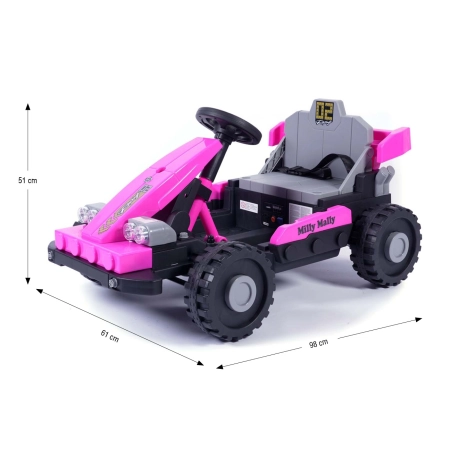 Milly Mally Pojazd na akumulator Prime 2w1 Pink