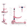 Milly Mally Scooter Fuzzy Pink