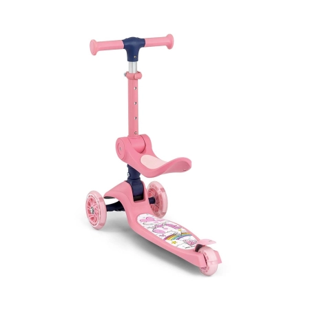 Milly Mally Scooter Fuzzy Pink