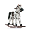 Milly Mally Koń na biegunach pluszowy Mustang Black Dot
