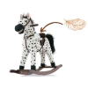 Milly Mally Koń na biegunach pluszowy Mustang Black Dot
