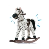 Milly Mally Koń na biegunach pluszowy Mustang Black Dot