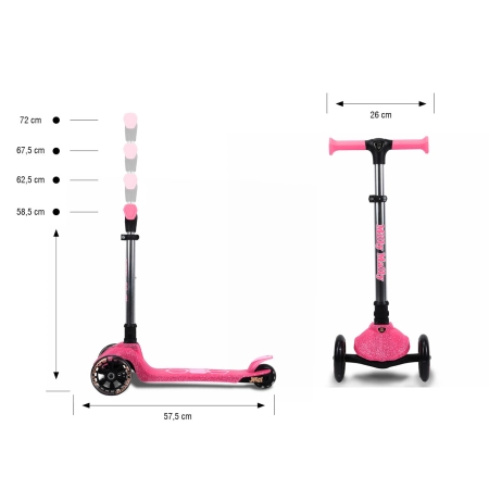 Milly Mally Scooter Jelly Pink