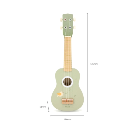 Viga 44275 PolarB Drewniana Zielona gitara-21 cali