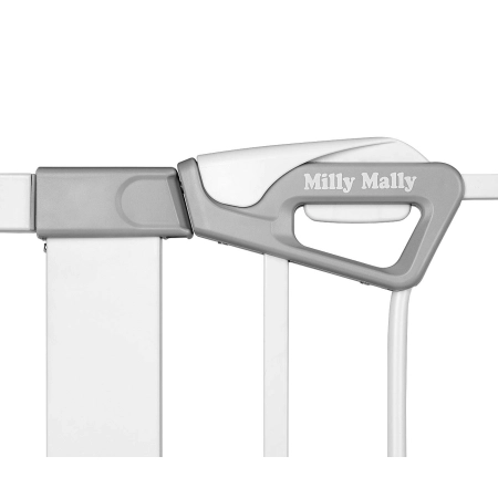 Milly Mally Bramka zabezpieczająca Barierka na schody z rozszerzeniami Guardy 118 White
