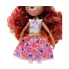 Mattel Enchantimals HNT60 Zestaw Lalka Fennec Fox i Rodzina Lisków