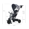 Qplay Rowerek Trójkołowy Elite Platinum Grey