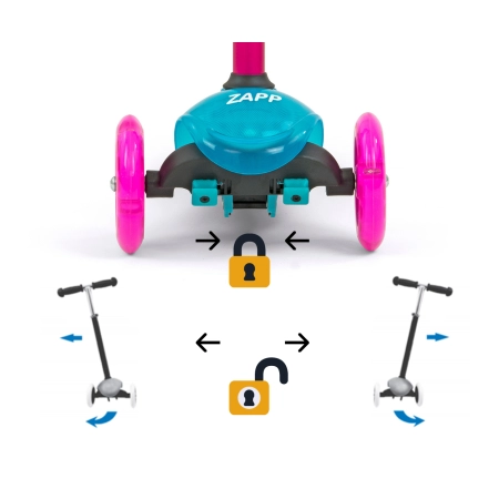 Milly Mally Scooter Zapp Mint