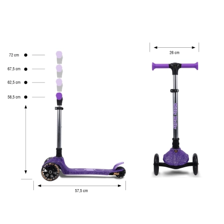 Milly Mally Scooter Jelly Violet