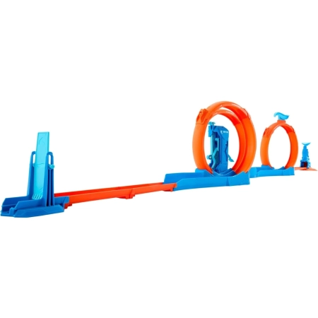 Mattel JDW39 Hot Wheels Tor Wyścigowy Trzy Pętle