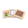 Viga 44506 Drewniane Puzzle - zestaw do nauki kształtów