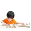 Viga 44506 Drewniane Puzzle - zestaw do nauki kształtów