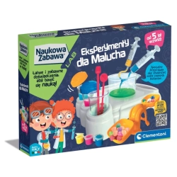 Clementoni Naukowa Zabawa Lab 50895 Eksperymenty Dla Malucha