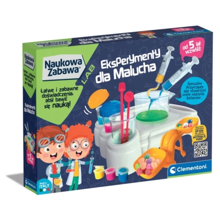 Clementoni Naukowa Zabawa Lab 50895 Eksperymenty Dla Malucha