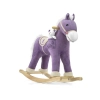 Milly Mally Koń na biegunach pluszowy Pony Purple