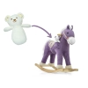 Milly Mally Koń na biegunach pluszowy Pony Purple