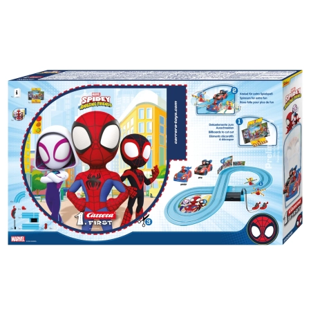 Carrera First 20063049 Spidey - It's Spidey Time! 2,4m tor samochodowy
