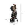Qplay Rowerek Trójkołowy Rito Deluxe Rubber Brown