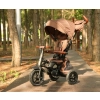 Qplay Rowerek Trójkołowy Rito Deluxe Rubber Brown