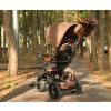 Qplay Rowerek Trójkołowy Rito Deluxe Rubber Brown